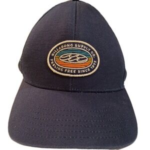 Billabong Hat Trucker‎ Cap Men's Blue Snapback Adventure Division Outdoor Surf